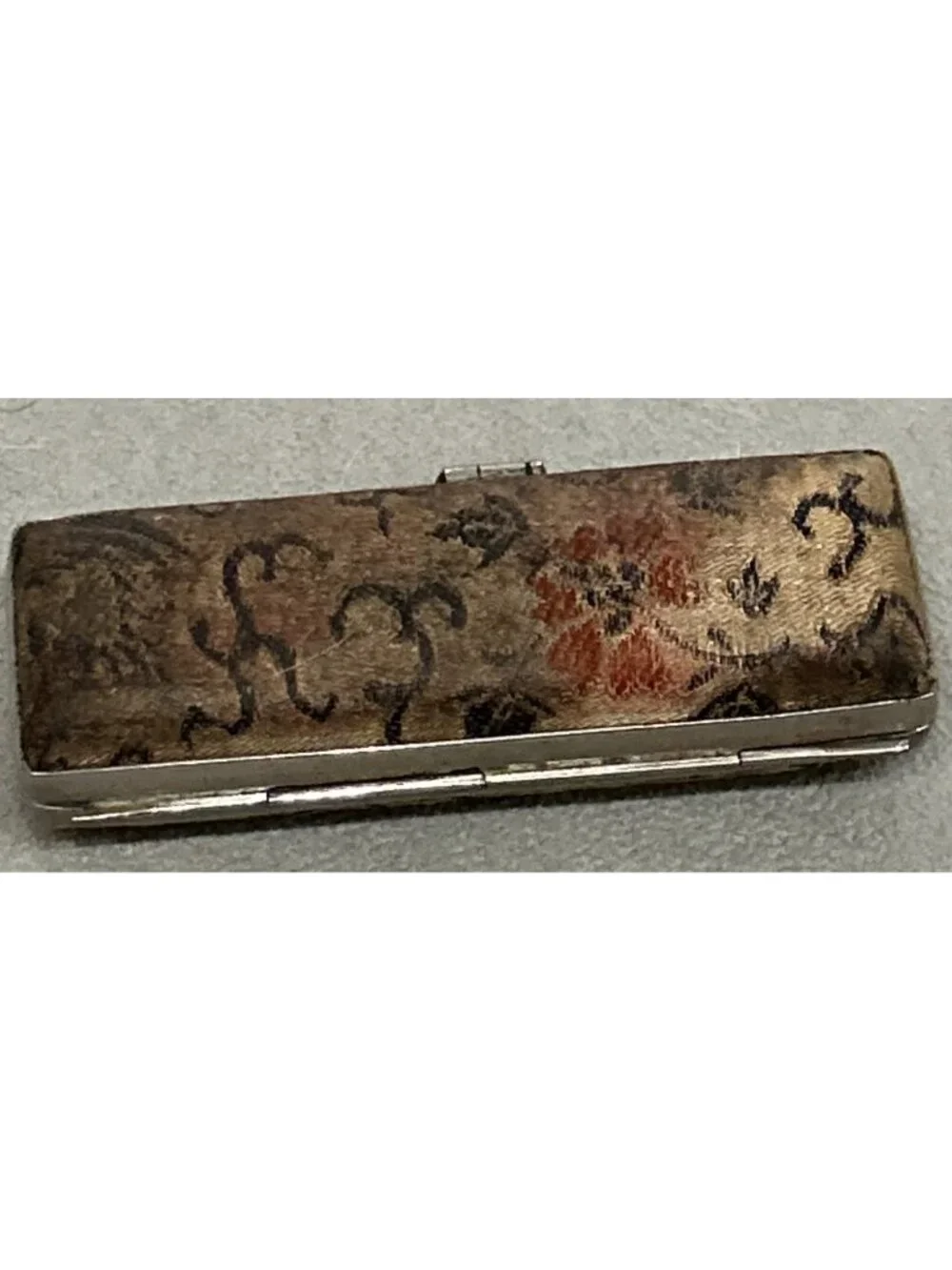 Chinese Seal Box with Bronze Foo Dog Handle with Seal & Red Paste, 19th Century